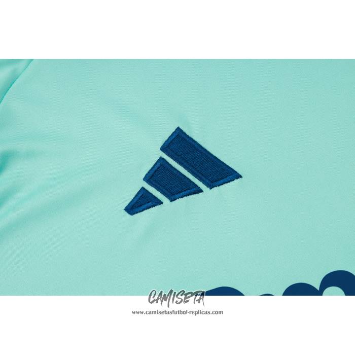 Chandal del Real Madrid 2024-2025 Manga Corta Verde - Pantalon Corto